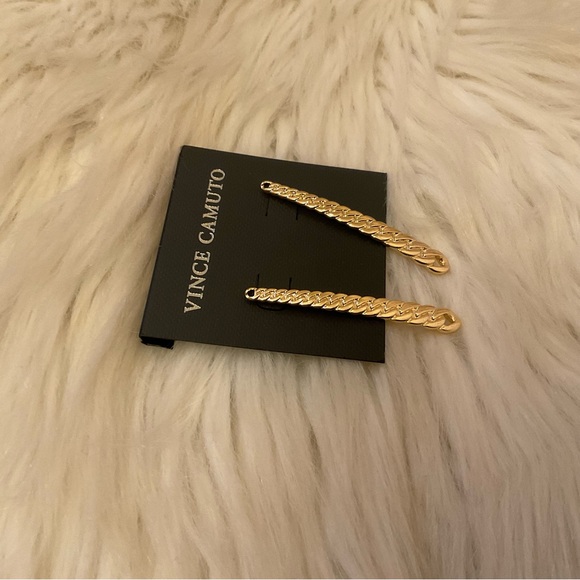 Vince Camuto Gradient Chain Drop Earrings - New on Card - Picture 5 of 6